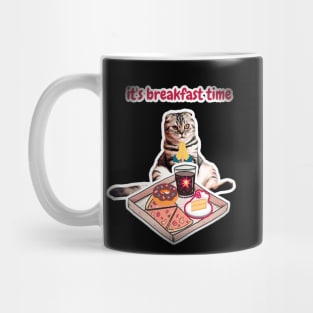 Cat - it's breakfast time Mug